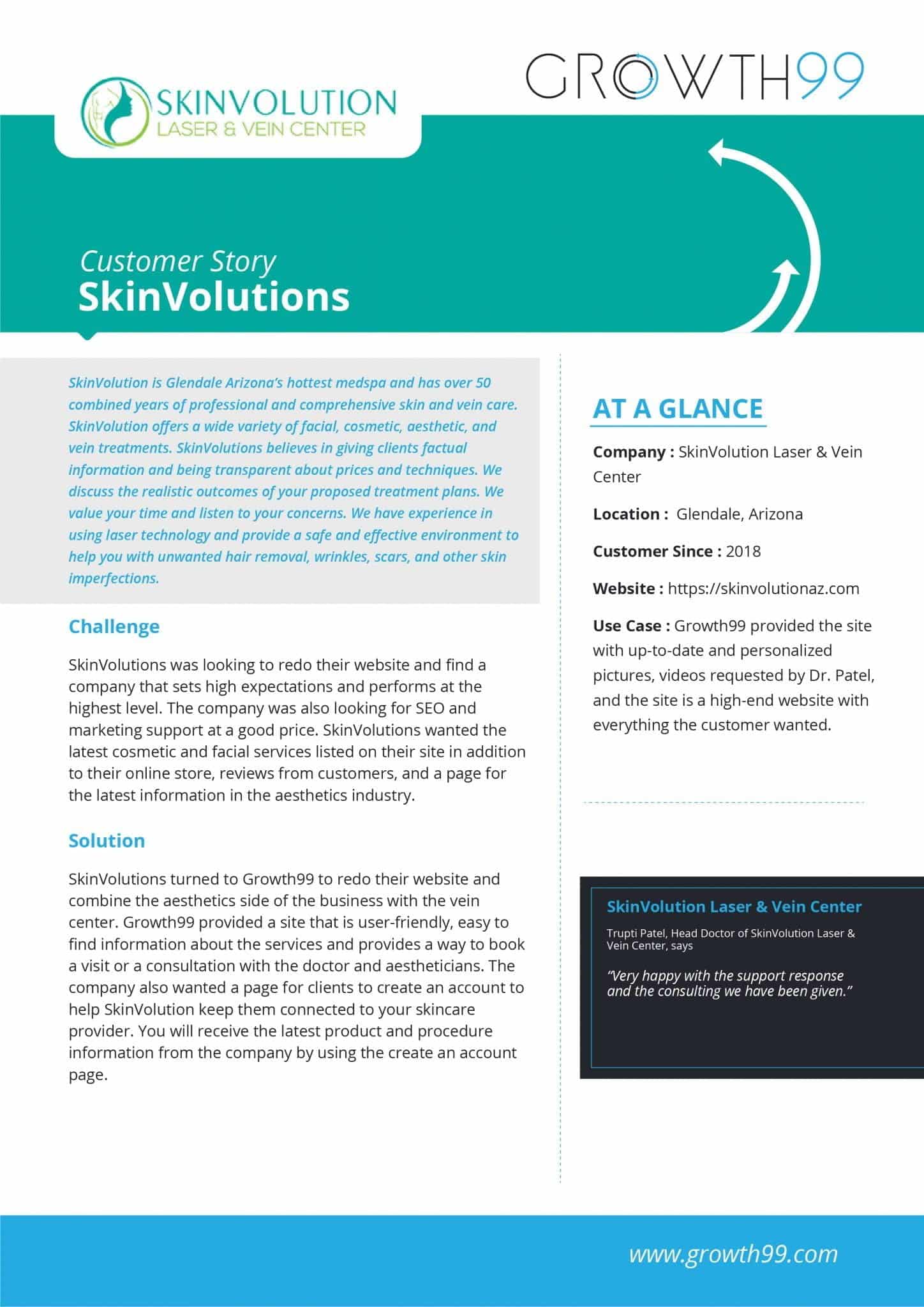 SkinVolutions Case Study