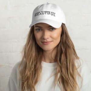 Classic Dad Hat White Front