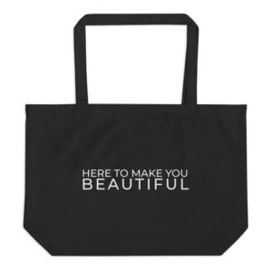 Large Eco Tote Black Front